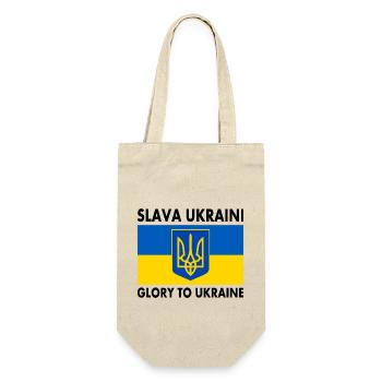 Slava ukraini - Gift Bag for Bottles - nature - Front