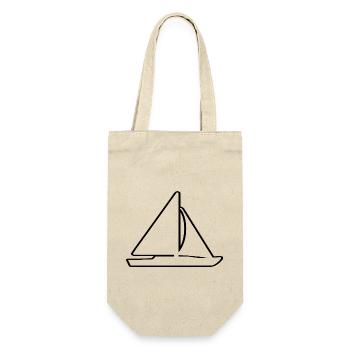 Sail - Gift Bag for Bottles - nature - Front