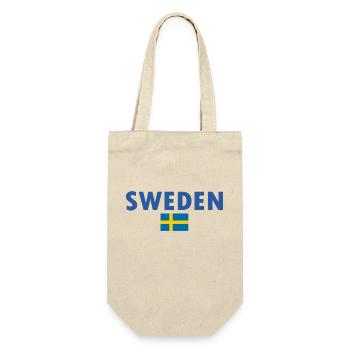 Schweden - Geschenkbeutel für Flaschen - Natur - Vorne