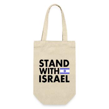 stand with israel - Gift Bag for Bottles - nature - Front
