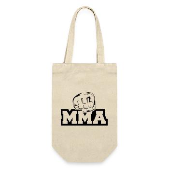 mma fist icon logo icon illustration logo icon - Gift Bag for Bottles - nature - Front