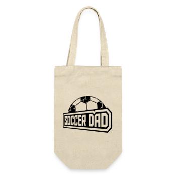 Sport Champion Soccer Dad - Gift Bag for Bottles - nature - Front