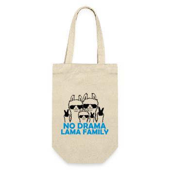 Parents No Drama Llama - Gift Bag for Bottles - nature - Front
