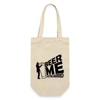 Beer Me Me marier - Sac à bouteille - nature - Devant