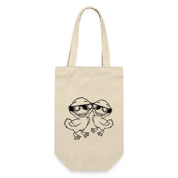 Team 2 cool ducklings - Gift Bag for Bottles - nature - Front