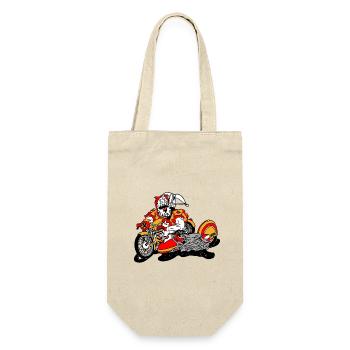 Motorcycle, Wiltsch, Cool, Cheeky, Switzerland - Gift Bag for Bottles - nature - Front