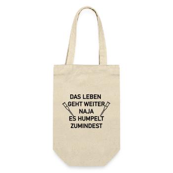 Das leben geht weiter - Geschenkbeutel für Flaschen - Natur - Vorne