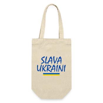 Slava ukraini - Gift Bag for Bottles - nature - Front