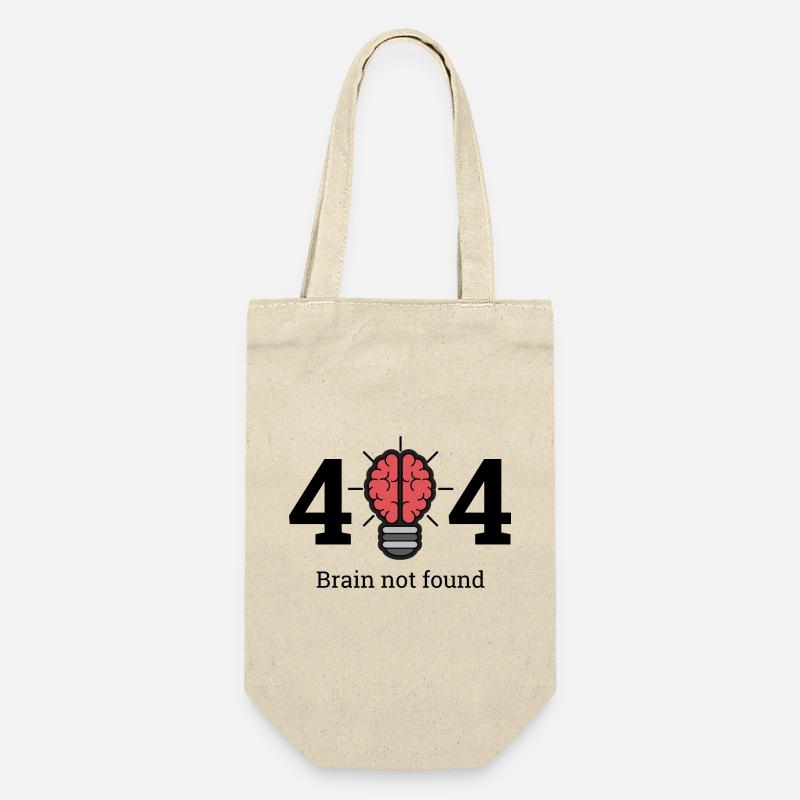 404 - cerveau introuvable - Sac à bouteille - nature