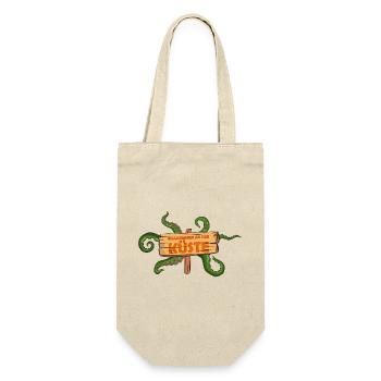 Willkommen an der Küste Halloween Comic Style - Gift Bag for Bottles - nature - Front