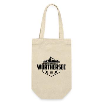 wörthersee never forget - Geschenkbeutel für Flaschen - Natur - Vorne