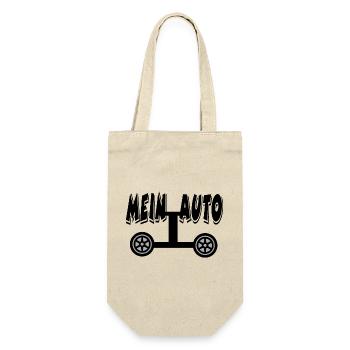 Auto - Geschenkbeutel für Flaschen - Natur - Vorne