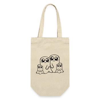 Fantômes Famille Parents Enfants - Sac à bouteille - nature - Devant