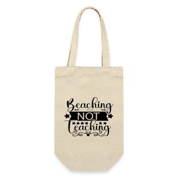 Beaching Not Teaching - Gift Bag for Bottles - nature - Front