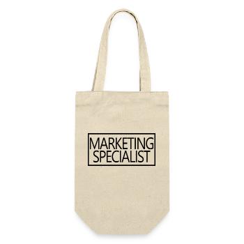 Spécialiste du marketing Fier spécialiste du marketing diplômé - Sac à bouteille - nature - Devant