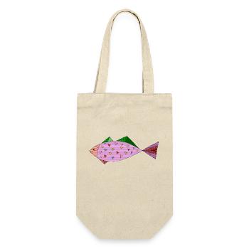 Poisson - Sac à bouteille - nature - Devant