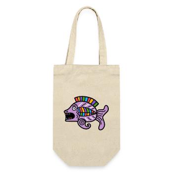 Culture of the Incas, fish symbol - Gift Bag for Bottles - nature - Front
