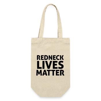 Redneck America Matters Land Western USA Männer - Geschenkbeutel für Flaschen - Natur - Vorne