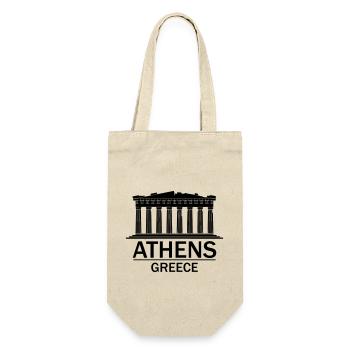 Athen Griechenland - Geschenkbeutel für Flaschen - Natur - Vorne