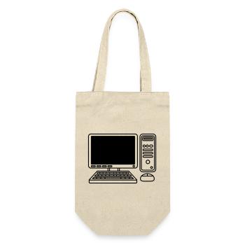 Screen Keyboard Mouse Computer - Gift Bag for Bottles - nature - Front