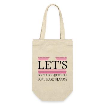 Cadeau Geek Citation Mouvement de la Paix Cadeau d’anniversaire - Sac à bouteille - nature - Devant