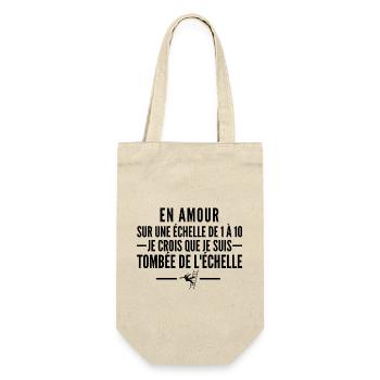 en amour sur une échelle de 1 à 10 - Sac à bouteille - nature - Devant