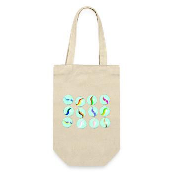 Glass Marble Collection - Gift Bag for Bottles - nature - Front