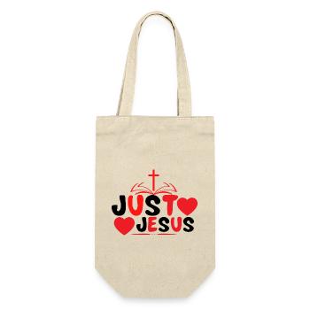 Just Jesus - Gift Bag for Bottles - nature - Front