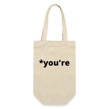 *You're - Gift Bag for Bottles - nature - Front