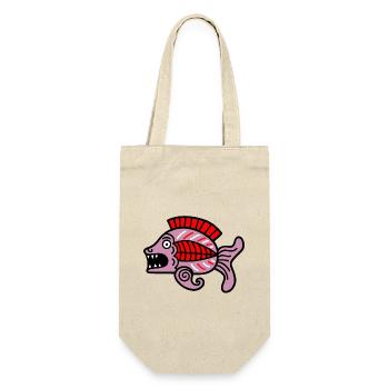 Culture of the Incas, fish symbol - Gift Bag for Bottles - nature - Front