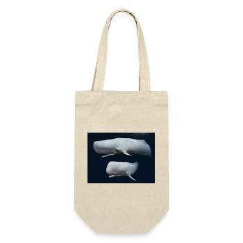 Two sperm whales, whale, whale - Gift Bag for Bottles - nature - Front