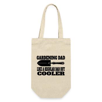 Garten Opa Hobbygärtner Großvater Gärtner - Geschenkbeutel für Flaschen - Natur - Vorne
