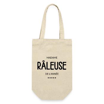 madame râleuse - idée cadeau - Sac à bouteille - nature - Devant