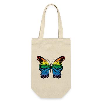 Schmetterling - Geschenkbeutel für Flaschen - Natur - Vorne