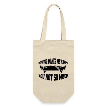 Rower funny rower rowing saying rowing club - Gift Bag for Bottles - nature - Front