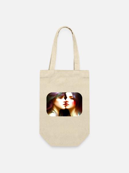 Deux filles ensemble - Sac à bouteille - nature