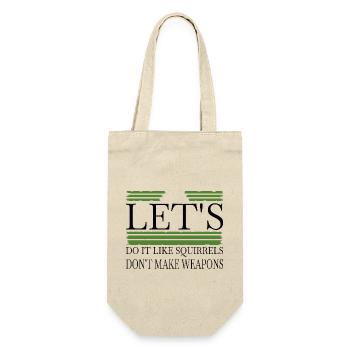 peace movement awesome counterculture happy hippie - Gift Bag for Bottles - nature - Front