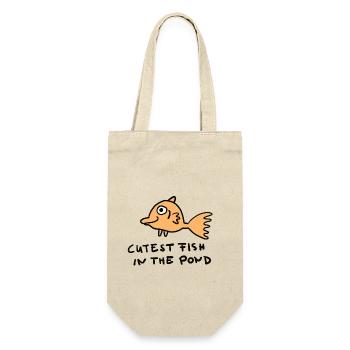 Les poissons les plus mignons de l’étang - Sac à bouteille - nature - Devant