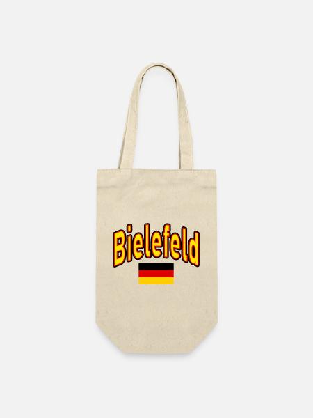 Bielefeld deutschland flagge - Geschenkbeutel für Flaschen - Natur