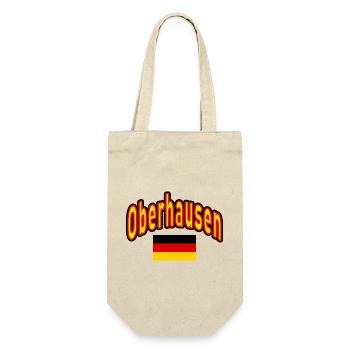 Oberhausen deutschland flagge - Geschenkbeutel für Flaschen - Natur - Vorne