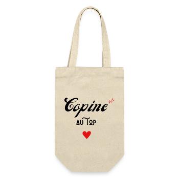 copine au top idée cadeau - Sac à bouteille - nature - Devant