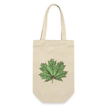 Maple leaf / leaf maple - Botany - Gift Bag for Bottles - nature - Front