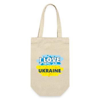 J’aime l’Ukraine - Sac à bouteille - nature - Devant