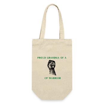 Proud grandma - Gift Bag for Bottles - nature - Front
