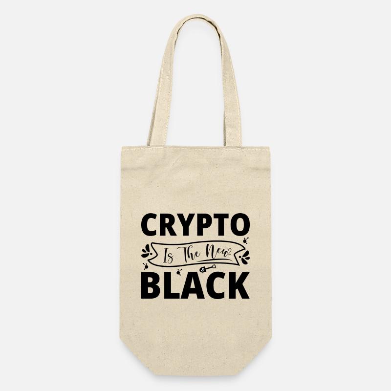 Crypto Sprüche - Geschenkbeutel für Flaschen - Natur