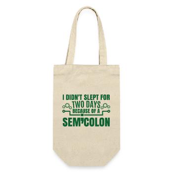 Funny Coding Humor Coder Informatic - Gift Bag for Bottles - nature - Front