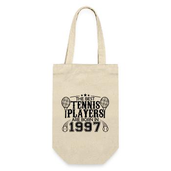 1997 tennis joueur cadeau joueur de tennis 1997 - Sac à bouteille - nature - Devant