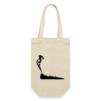 Fumer de l’herbe - lettrage avec image - Sac à bouteille - nature - Devant