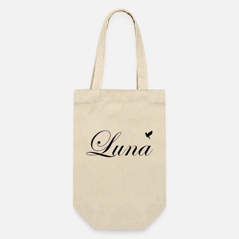 Luna beau nom Noir - Sac à bouteille - nature