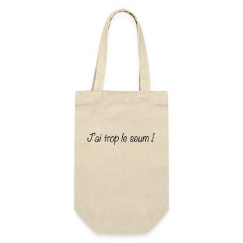 J ai trop le seum - Sac à bouteille - nature - Devant
